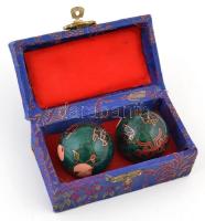 Kínai gyógygolyók eredeti dobozukban /  Chinese healthy balls in original box
