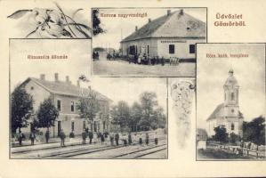 Gömör with railway-station