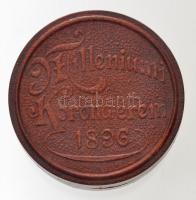 1896KB 1K Ag "Millenium" eredeti bordó "Milleniumi Koronaérem - 1896" díszdobozb...