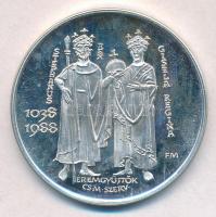 Fritz Mihály (1947- ) 1988. "A Szent Jobb Szegeden" peremén jelzett Ag emlékérem (35,29g/0...