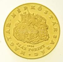 1966. 100Ft Au Zrínyi Miklós (8,38g/0.900) T:1-,2 (P) Hungary 1966. 100 Forint Au Miklós Zrínyi (8,38g/0.900) C:AU,XF (P)  Adamo EM19