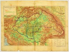 1939 Magyarország és Európa országainak térképe a népiskolák IV. osztálya számára, szerk. Kogutowicz Károly, foltos