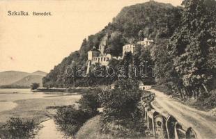 Vágsziklás, Szkalka-Benedek, Skalka nad Váhom; apátsági romok / abbey ruins (EK)