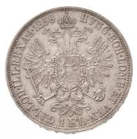 Ausztria 1858A 1Fl Ag "Ferenc József" T:1- 
Austria 1858A 1 Florin Ag "Franz Joseph&...