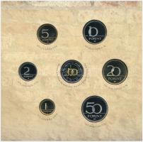 2005. 1Ft-100Ft (7xklf) forgalmi sor szettben + 2005. 10Ft "József Attila" T:PP 
Adamo FO...