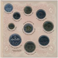 1998. 50f-200Ft (10xklf) forgalmi sor dísztokban + 1998. 100Ft alpakka "1848-1849. Szabadsághar...