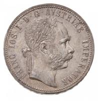 Ausztria 1875. 1Fl Ag Ferenc József T:1- Austria 1875. 1 Florin Ag Franz Joseph C:AU Krause KM#2222