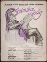 1929 A Színész Újság c. lap két száma. Egyik szakadozott