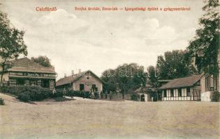 Csízfürdő pharmacy and shops
