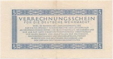 Német Harmadik Birodalom / Deutsche Wehrmacht 1944. 5M T:III szép papír
German Third Reich / Deutsc...