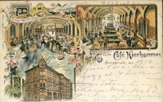 Innsbruck Café Hierhammer Litho