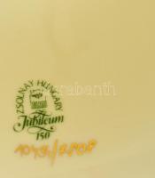 Zsolnay porcelán csengő, kézzel festett, jelzett, hibátlan, m: 13 cm