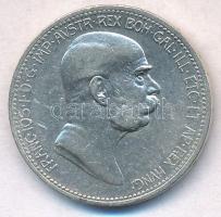 Ausztria 1908. 1K Ag "Ferenc József - Jubileum" T:2 Austria 1908. 1 Corona Ag "Franz ...