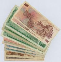 Csehszlovákia 1960-1988. 10db-os korona bankjegy tétel T:III,III-
Czechoslovakia 1960-1988. 10pcs o...