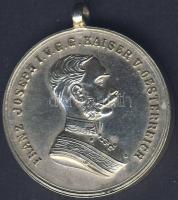 Ausztria századforduló körül Ag emlékérem "Franz-József Tapferkeit" T:2