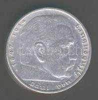 Német 3. Birodalom 1936A 5M Ag "Hindenburg" k. k-tel T:2/3