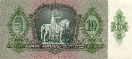 1936. 10P (2x) egymás utáni sorszámokkal. Numizmatikai "Hírös nap" 1987..." T:I