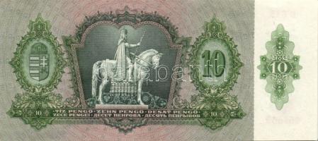 1936. 10P (4x) benne egymás utáni sorszámokkal (3x. Numizmatikai "Hírös nap 1987..." propa...