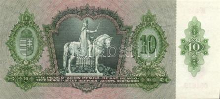 1936. 10P (4x) benne egymás utáni sorszámokkal (3x. Numizmatikai "Hírös nap 1987..." propa...