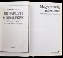 Vegyes könyvtétel, 2 db:
Magyarország múzeumai. Múzeumlátogatók kézikönyve. Szerk.: Balassa M. Iván...