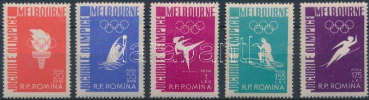 Summer Olympics, Melbourne set, Nyári Olimpia, Melbourne sor