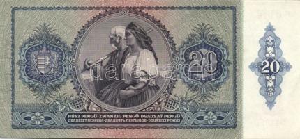 1941. 20P (6x)benne kevés ugrású sorszámokkal Numizmatikai "Hírös nap 1988..." T:I