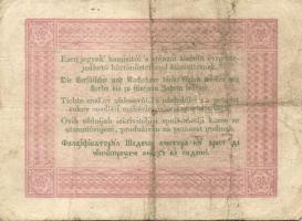 1848. 5Ft "Kossuth bankó" vörösbarna előlapi mindhárom értékszám erősen felfelé csúszva, h...