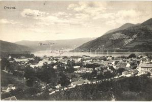 Orsova, látkép. Hutterer G. kiadása / general view