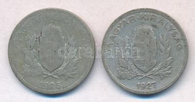 1926-1927. 1P Ag (2x) T:2-,3