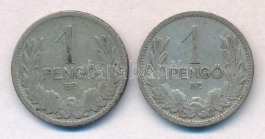 1926-1927. 1P Ag (2x) T:2-,3
