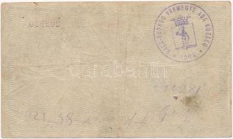 1918. 25K "3010" 3mm, hullámos hátlap, hátoldalán hamis "Bács-Bodrog Vármegye Ada Köz...