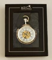Heritage collection mechanikus zsebóra, eredi dobozában, leírással, újszerű állapotban. Működik. / M...