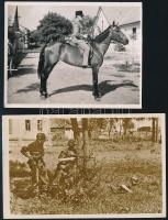 cca 1915-1942 4 db katonai fotó