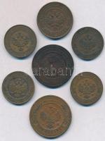 Orosz Birodalom 1904-1915. 1k Cu (4xklf) + 2k Cu + 3k Cu (2xklf) T:2,2-
Russian Empire 1904-1915. 1...