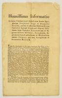 1831 Kamarás és Kalocsa családok ügyében zajló perról szóló beszámoló, valamint a családok családfái. 7p. Egy oldal sérült