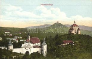 Selmecbánya, Schemnitz, Banska Stiavnica; Óvár és Kálvária. Joerges kiadása / castle, calvary (EK)
