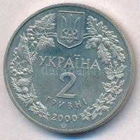 Ukrajna 2000. 2H Cu-Ni-Zn "Rák" T:1 
Ukraine 2000. 2 Hryvni "Crab" C:UNC 
Krau...
