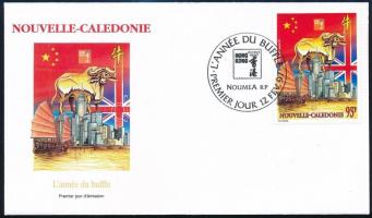 Kazakhstan, Togo, New Caledonia Year of the Buffalo 3 FDC Kazahsztán, Togo, Új-Kaledónia A Bivaly év...