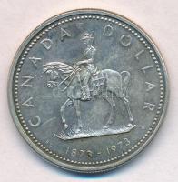 Kanada 1973. 1D Ag "Lovas rendőr" T:1- Canada 1973. 1 Dollar Ag "Mountie" C:AU Krause KM#83