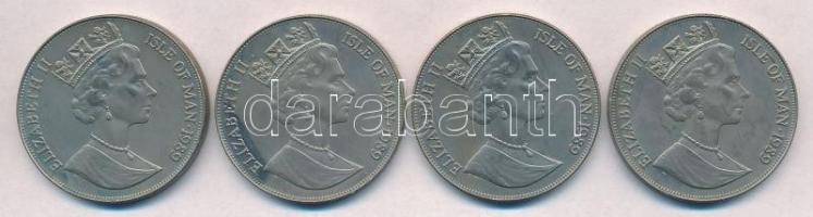 Man-sziget 1989. 1C Cu-Ni (4xklf) emlékkiadás T:1,1- kis ph.
Isle of Man 1989. 1 Crown Cu-Ni (4xdif...