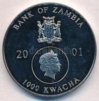 Zambia 2001. 1000K Cu-Ni "Két delfin" T:PP ujjlenyomat
Zambia 2001. 1000 Kwacha Cu-Ni &qu...
