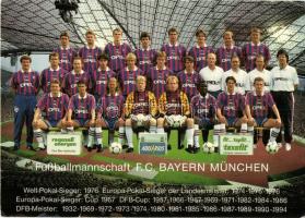 2 db modern labdarúgócsapat, foci motívumlap: FC Juventus, FC Bayern / 2 modern football club motive...