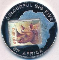 Uganda 2001. 1000Sh Cu-Ni Orrszarvú multicolor T:PP felületi karc Uganda 2001. 1000 Shillings Cu-Ni Rhinoceros multicolor C:PP surface scratch Krause KM#77