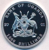 Uganda 2001. 1000Sh Cu-Ni "Orrszarvú" multicolor T:PP felületi karc
Uganda 2001. 1000 Shi...