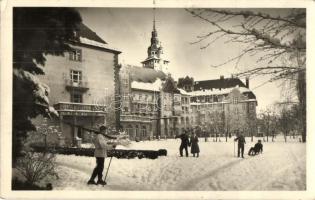 4 db modern síelés, sísport motívumlap / 4 modern ski sport motive cards