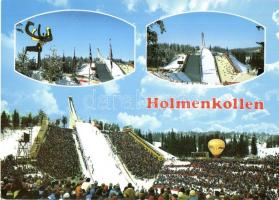 4 db modern síelés, sísport motívumlap / 4 modern ski sport motive cards