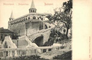 Budapest I. Mátyás lépcső, Halászbástya. Taussig Arthur kiadása (EK)