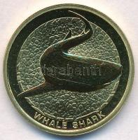 Ausztrália 2008. 1$ Al-Br Cetcápa T:BU Australia 2008. 1 Dollar Al-Br Whale shark C:BU Krause KM#1175