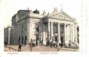 Nagyvárad, Oradea; Szigligeti színház. Sonnenfeld Adolf kiadása / theater (EK)