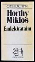 Horthy Miklós: Emlékirataim. Extra Hungariam. Bp., 1990, Európa-História. Kiadói papír kötésben